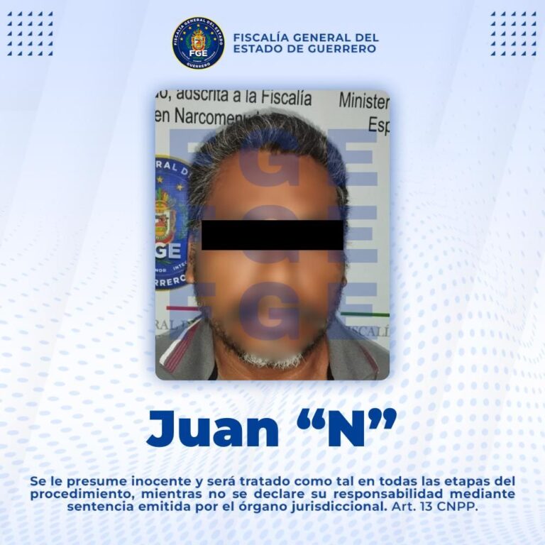 FGEGuerrero obtiene vinculación a proceso de Juan “N” por el delito de feminicidio en Chilpancingo