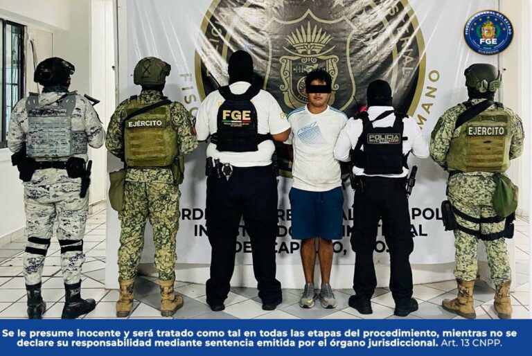 FGEGuerrero cumplimenta orden de aprehensión contra Jesús “N” por homicidio de un Policía Municipal en Acapulco