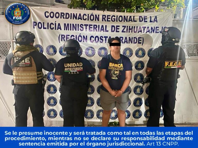 FGEGuerrero cumplimenta orden de aprehensión contra Bianca “N” por homicidio calificado en Zihuatanejo de Azueta