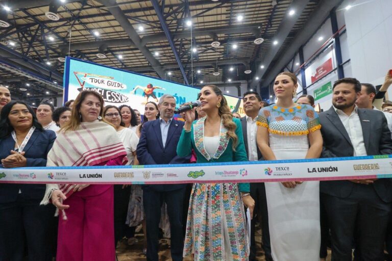 Inaugura Evelyn Salgado el pabellón de Guerrero en el Tianguis Turístico 2025 en Baja California