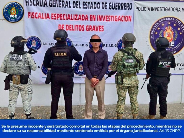 FGEGuerrero cumplimenta orden de aprehensión por extorsión agravada en Teloloapan