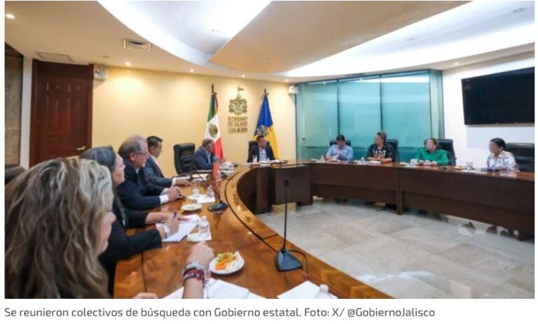 Gobernador de Jalisco informa a colectivos de búsqueda los acuerdos sobre la investigación del rancho Izaguirre