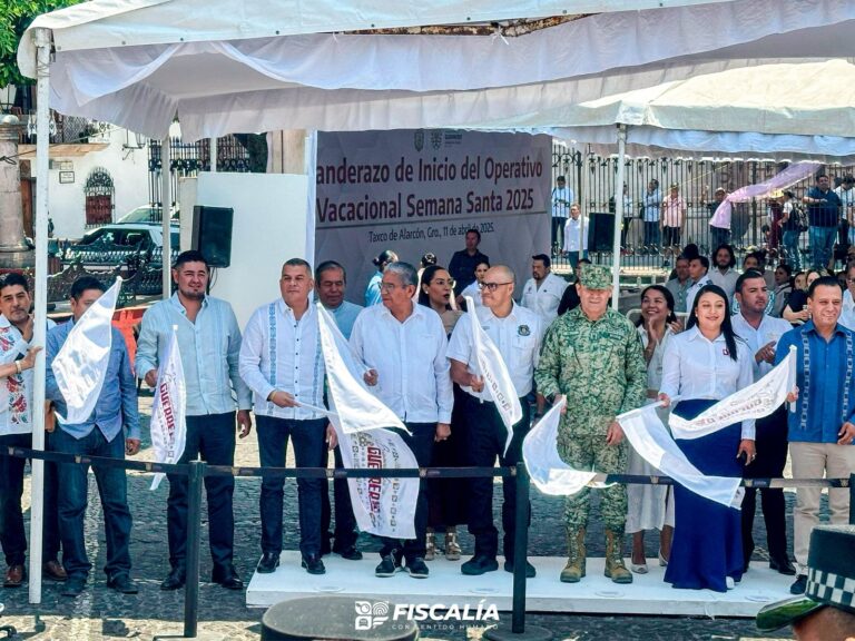 FGEGuerrero participa en el arranque del Operativo Vacacional Semana Santa 2025