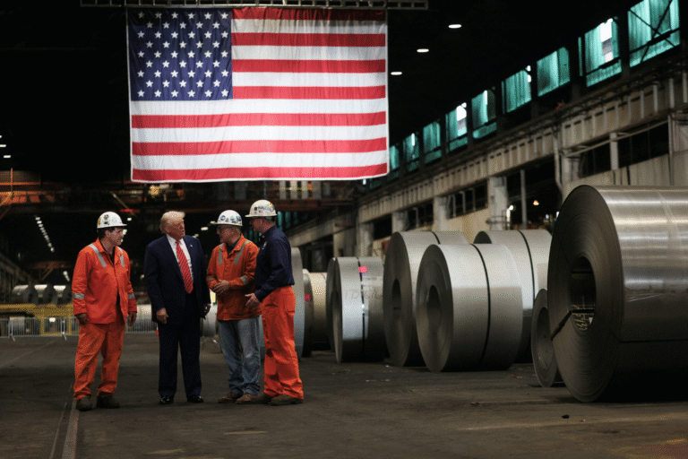 Anunció Trump  que subirá los aranceles al acero del 25% al 50%