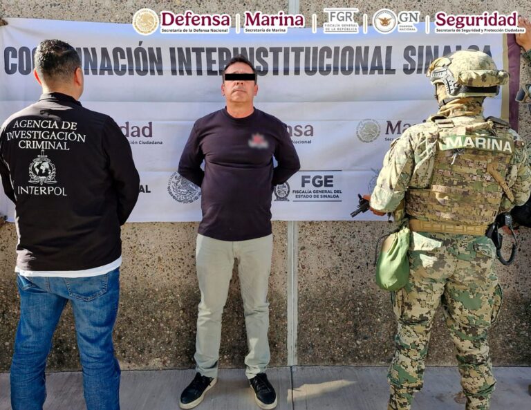 EN SINALOA, SE CUMPLIMENTÓ UNA ORDEN DE APREHENSIÓN CONTRA EL OPERADOR DE UN GRUPO DELICTIVO GENERADOR DE VIOLENCIA