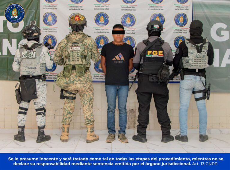 La FGEGuerrero aprehende a presunto responsable de homicidio calificado en Chilpancingo