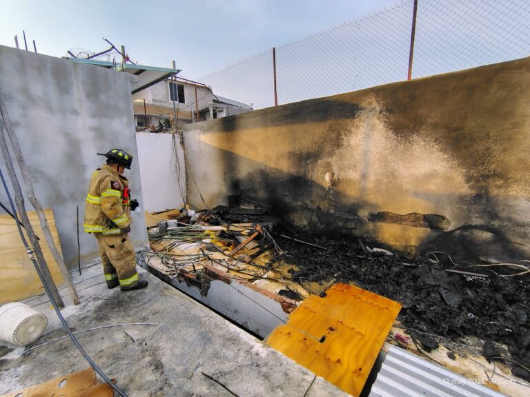 Atención oportuna de conato de incendio en el mercado Campesino