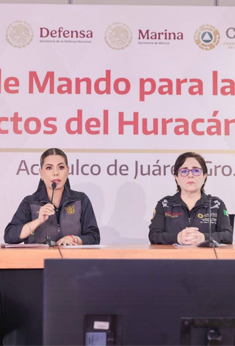 El gobierno de Guerrero se encuentra listo para atender cualquier situación ante la presencia del huracán «Erick»: Evelyn Salgado