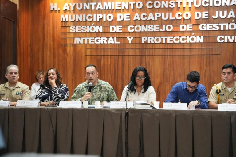 Abelina López Rodríguez instruye reforzar vigilancia permanente ante nueva zona de Baja Presión