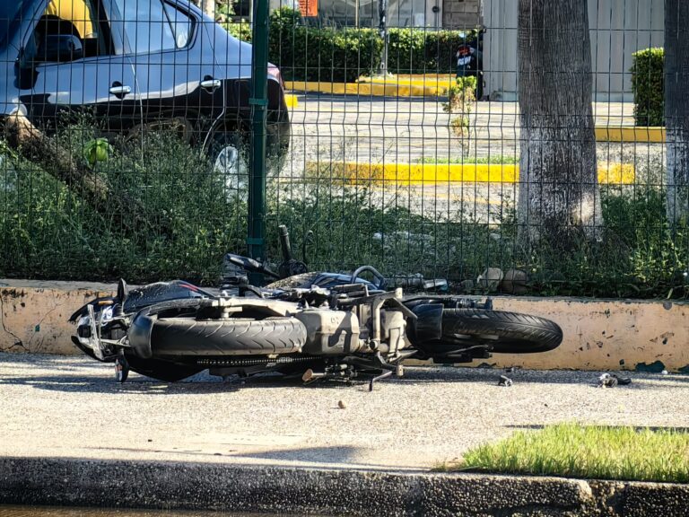 Motociclista se accidenta en la Costera