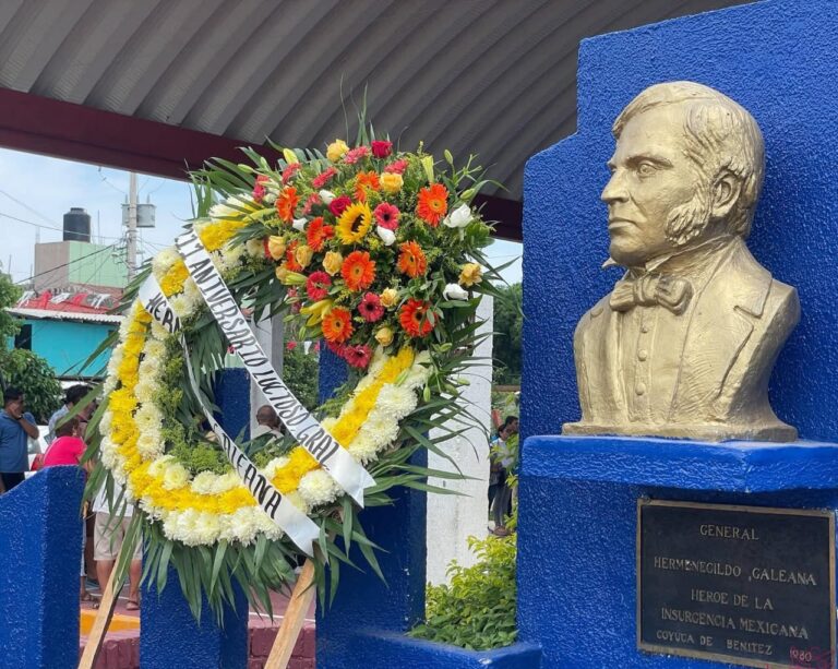 Conmemoran el 211 aniversario luctuoso del general Hermenegildo Galeana