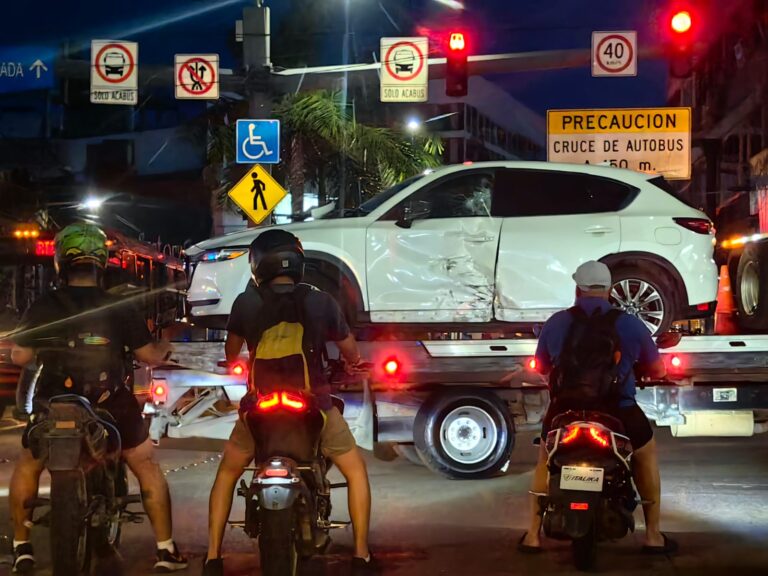Accidente en la avenida Cuauhtémoc frente a Vaquero deja una persona lesionada
