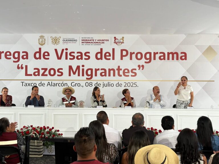 Asiste presidenta de la CDHEG a la entrega de visas del programa “Lazos Migrantes”