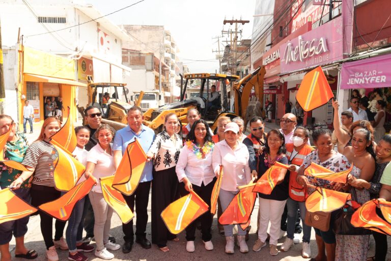 Transforma Abelina López Rodríguez el corazón de Acapulco con inversión millonaria en calle Mina