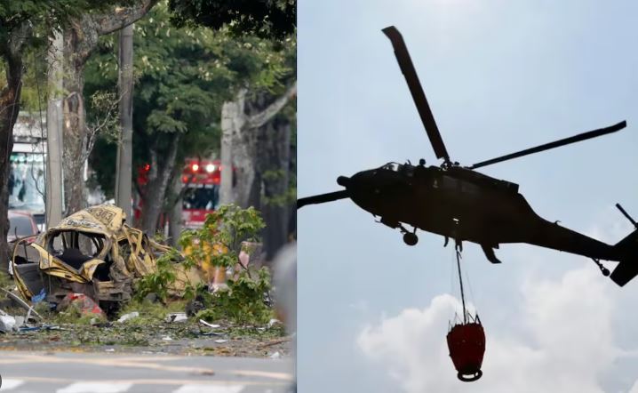 Ataques en Colombia dejan trece muertos y un helicóptero derribado