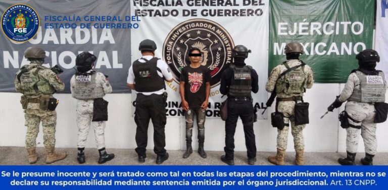 FGEGuerrero cumplimenta orden de aprehensión por delito de feminicidio en Taxco de Alarcón