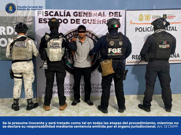 FGE Guerrero cumplimenta orden de aprehensión por Feminicidio y Tentativa de Feminicidio en Tlapa de Comonfort