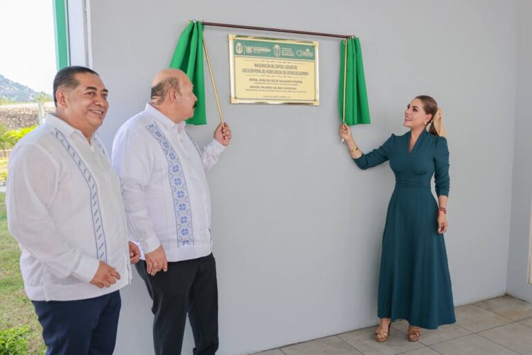 Evelyn Salgado inauguró el Edificio Sede del Juzgado de Ejecución Penal del Distrito Judicial de Tabares en Acapulco