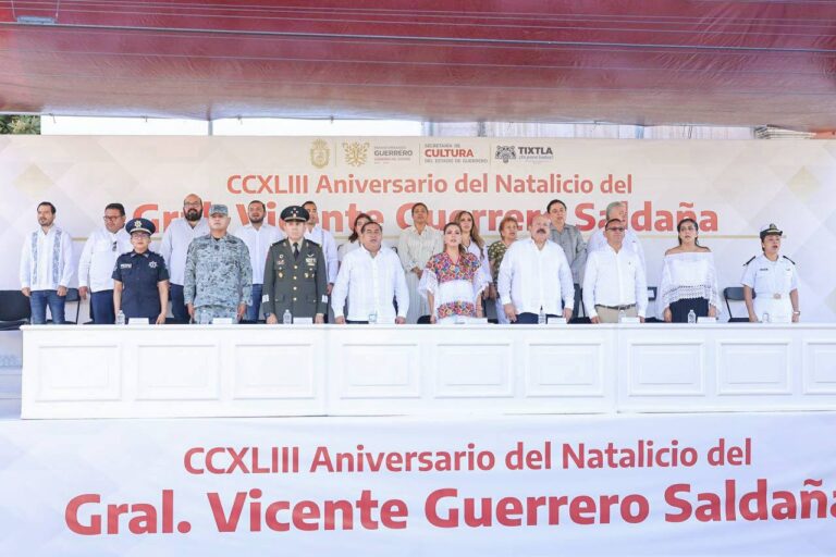 Vicente Guerrero es raíz viva de libertad, justicia y dignidad: Evelyn Salgado