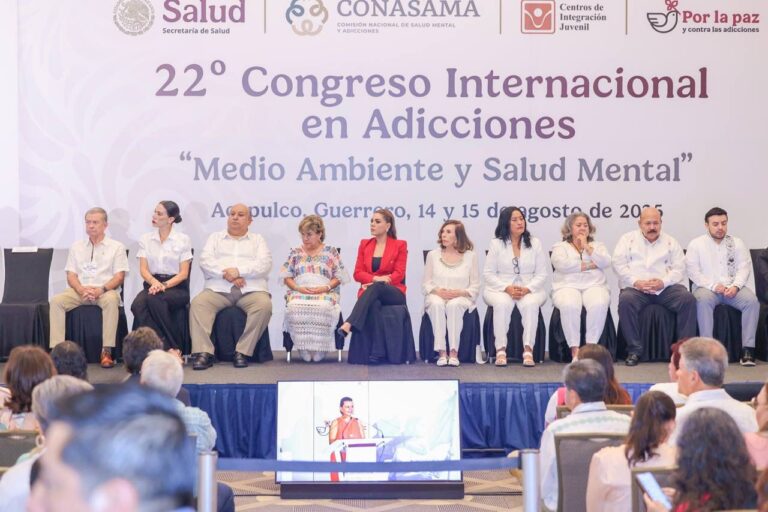 Inaugura la gobernadora el 22 Congreso Internacional en Adicciones en Acapulco