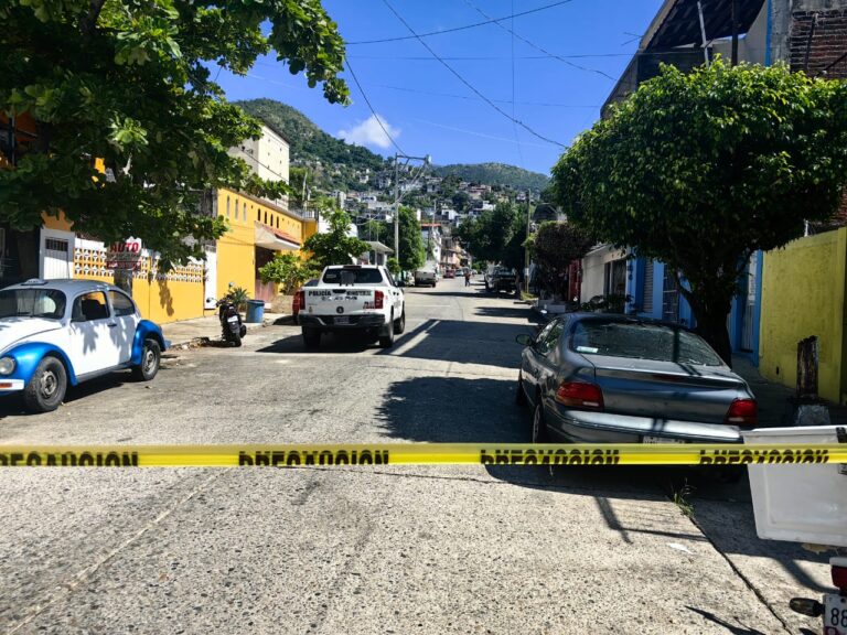 Asesinan a balazos a un motociclista en la colonia Bella Vista de Acapulco