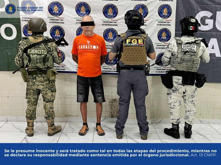 FGEGuerrero cumplimenta orden de aprehensión en contra de un hombre por abuso sexual infantil agravado