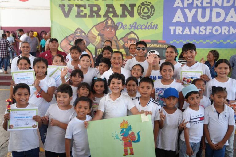 Clausura Abelina López Rodríguez curso “Verano de Acción” de Protección Civil