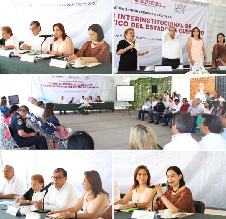 Se desarrolla en el Congreso del Estado 1° Sesión de la Comisión Interinstitucional de Cambio Climático de Guerrero