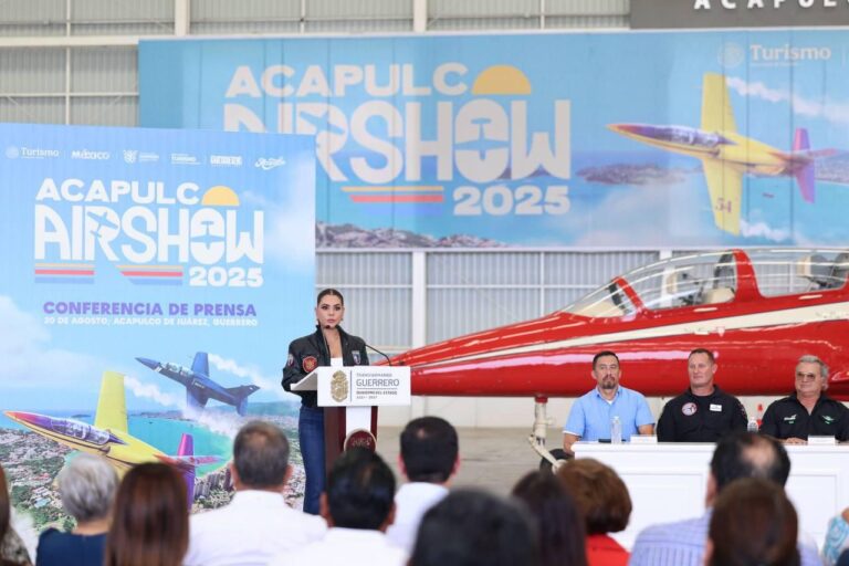 Anuncia la gobernadora Evelyn Salgado el Airshow Acapulco 2025