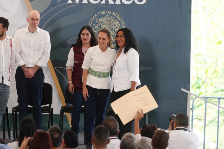 Reconoce Abelina López Rodríguez compromiso de Claudia Sheinbaum con Acapulco
