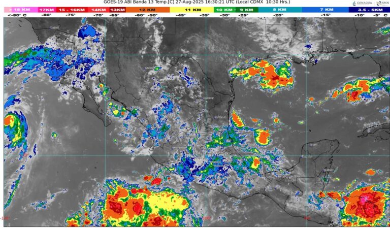 Se pronostican lluvias de ligeras a moderadas para la tarde y noche de este miércoles en Guerrero