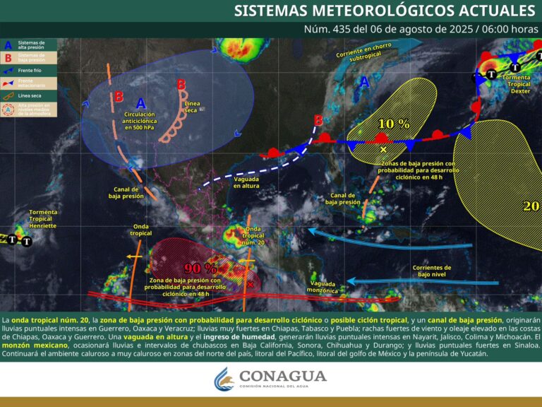 Se prevén lluvias para este miércoles, informa Gobierno Municipal