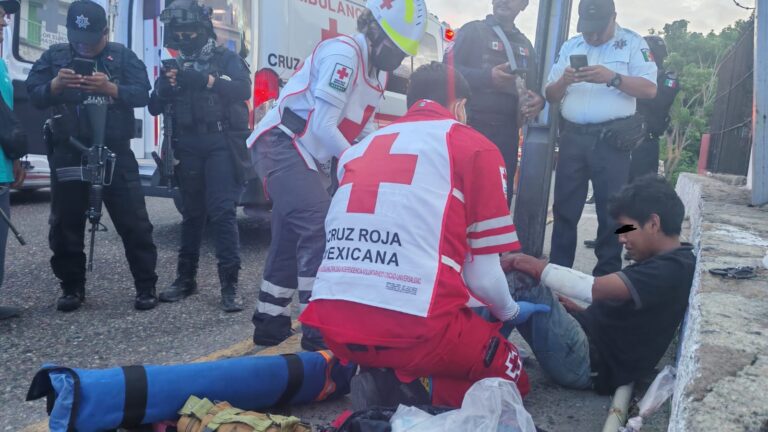 Atropellan a un joven en la Tolva, el conductor quiso escapar pero lo detuvieron