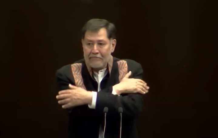Gerardo Fernández Noroña se despidió de su presidencia en el Senado y dio un informe legislativo con un llamado a la unidad de su coalición