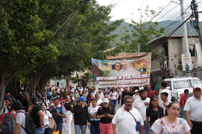 Abelina López y Acapulco, activos junto a Claudia Sheinbaum en Chilpancingo