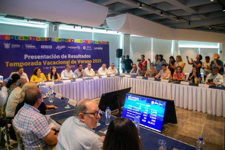 Más de 11 mil millones de pesos la derrama económica durante la temporada de verano 2025 en Guerrero