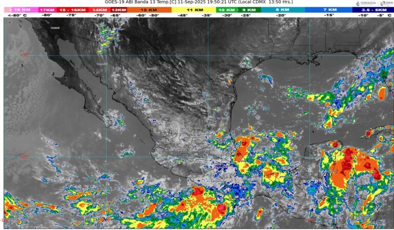 Zona de Baja Presión se mantiene con un 90 por ciento de probabilidad ciclónica frente a las costas de Guerrero