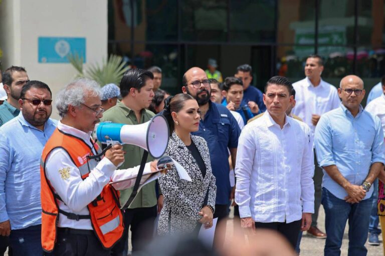 Evelyn Salgado encabeza Simulacro Nacional 2025 con participación de 171 mil personas en Guerrero