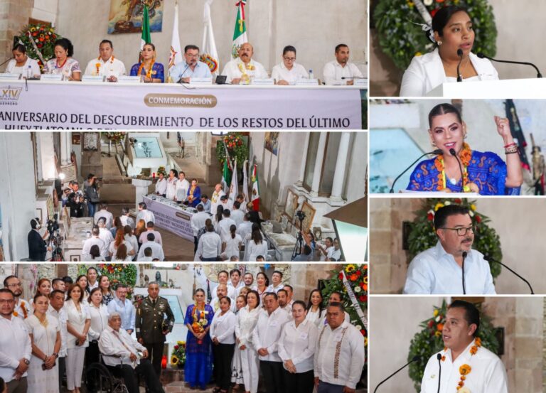 Cuahutémoc encarna la dignidad de una nación que supo forjarse como patria independiente y sus ideales deben mantenerse vigentes: Carabias