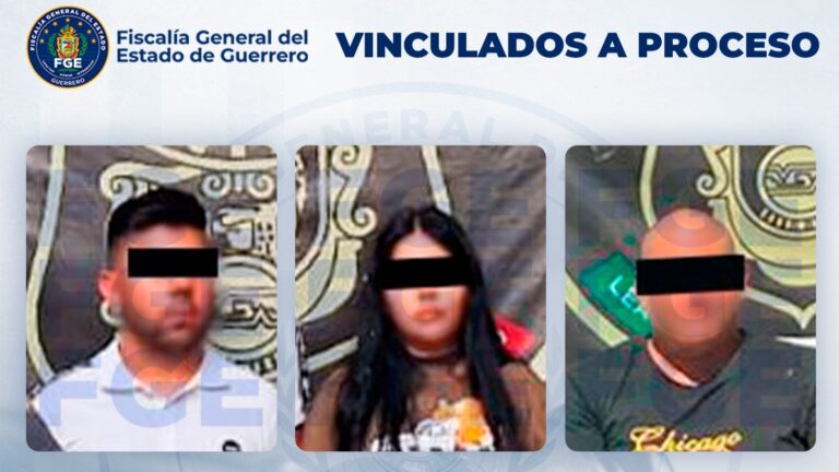 FGEGuerrero obtiene vinculación a proceso de una mujer y dos hombres por homicidio calificado en Acapulco