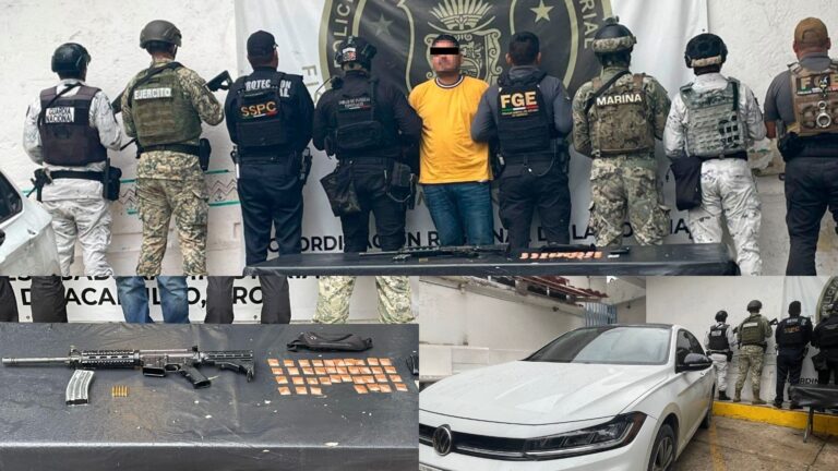 Detiene Policía Estatal y Ministerial a presunto líder criminal en Acapulco