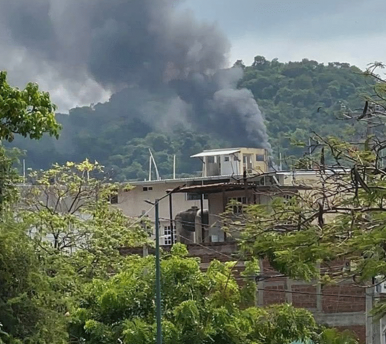 Arrasa incendió una vivienda en la colonia Milenio de Zihuatanejo