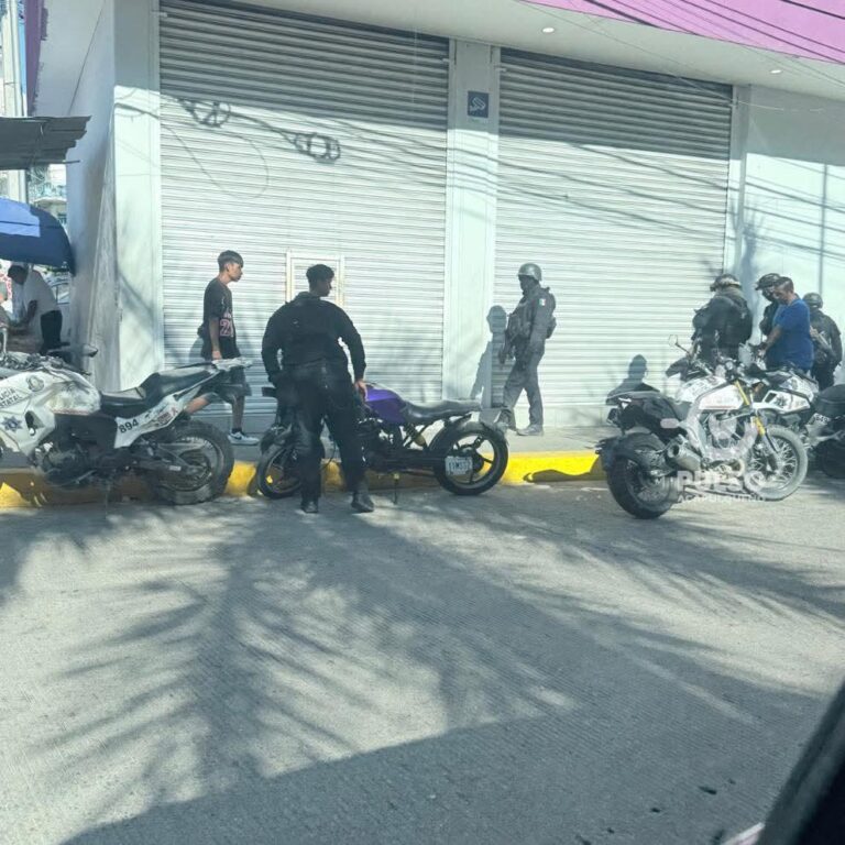 Policías Estatales emprenden persecución y detienen a asaltantes en Acapulco