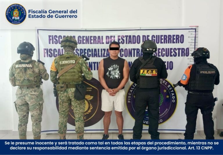 FGEGuerrero cumplimenta orden de aprehensión por violación equiparada agravada en Zihuatanejo