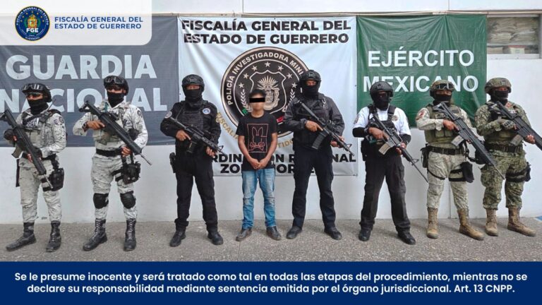 Cumplimenta FGEGuerrero orden de aprehensión por secuestro en Tepecoacuilco