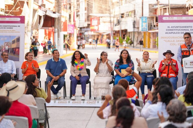 Inaugura Abelina López Rodríguez rehabilitación de la calle Francisco Javier Mina con inversión de 15 mdp