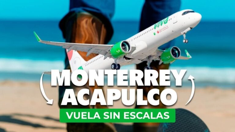 Nueva ruta aérea conecta Acapulco con Monterrey