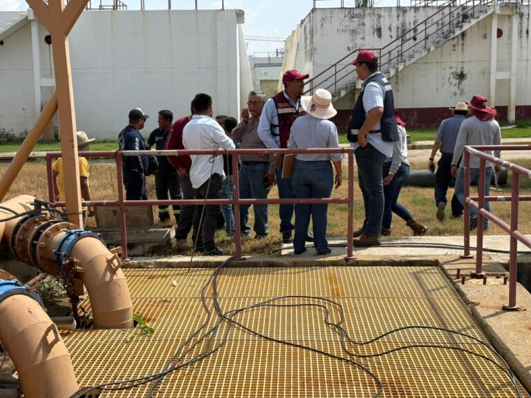 Supervisan autoridades infraestructura hidráulica de Llano Largo para prevenir inundaciones