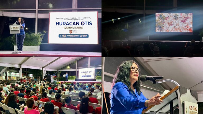 Fortalece Abelina López la cultura de prevención y resiliencia en Acapulco