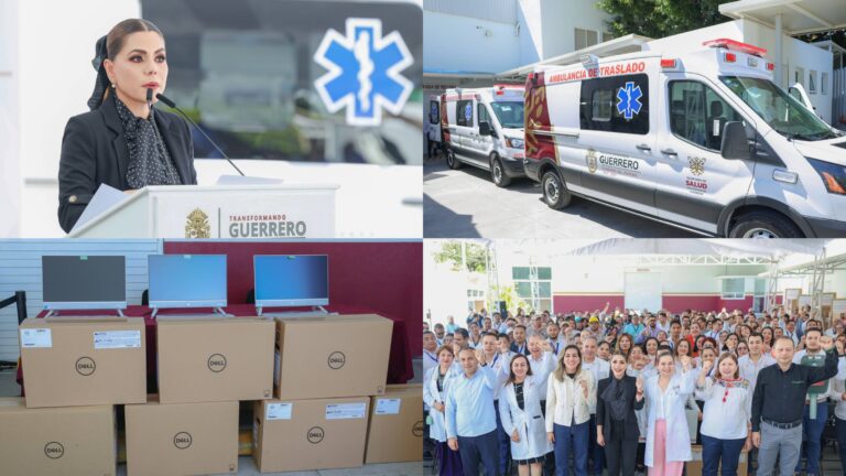 Evelyn Salgado destina 15 MDP en equipo y vehículos para fortalecer los servicios de Salud en Guerrero
